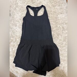 Black Sleeveless Offline Aerie Romper